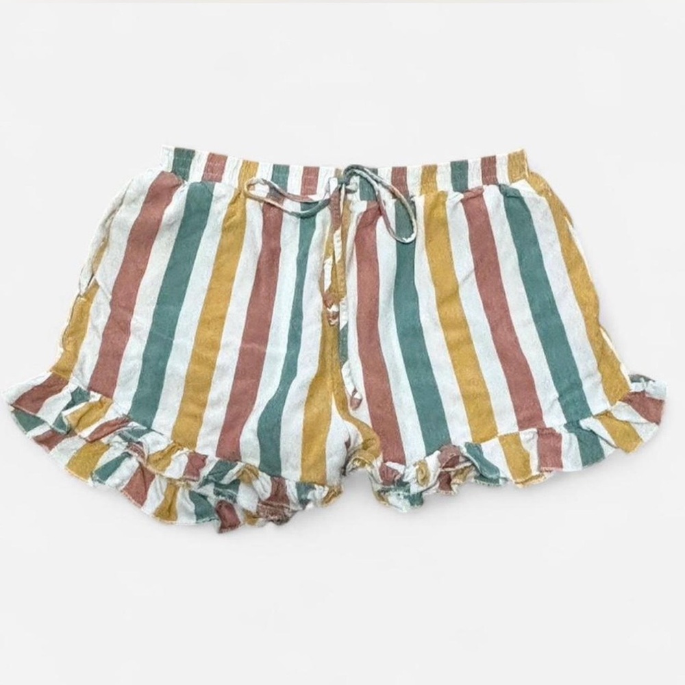 American Eagle Outfitters Striped High Waist Shorts